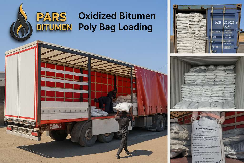 oxidized bitumen polybag loading oxidized bitumen polybag loading
